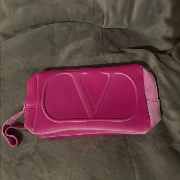 Valentino Fuchsia Wristlet Clutch - Picture 1 of 5